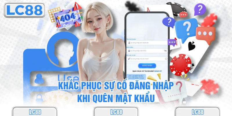 Khắc phục sự cố đăng nhập khi quên mật khẩu