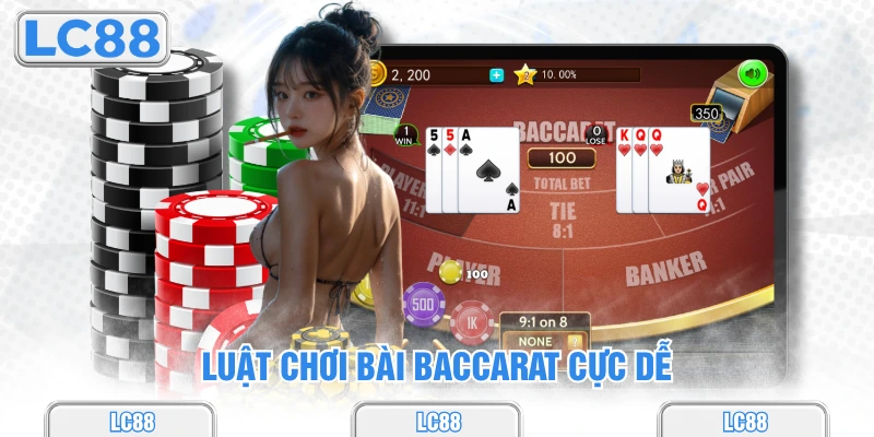 Luật chơi bài baccarat cực dễ